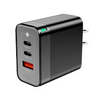 CARGADOR DE PARED ACTECK ENERGON PRIME CP65W / 65W / 2X USB-C / 1X USB A / NEGRO / AC-935579 CARGADOR DE PARED ACTECK ENERGON PRIME CP65W / 65W / 2X USB-C / 1X USB A / NEGRO / AC-935579